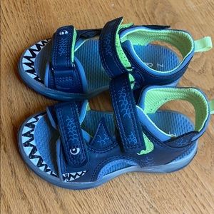 Carter’s Shark Light Up Sandals Size 7
